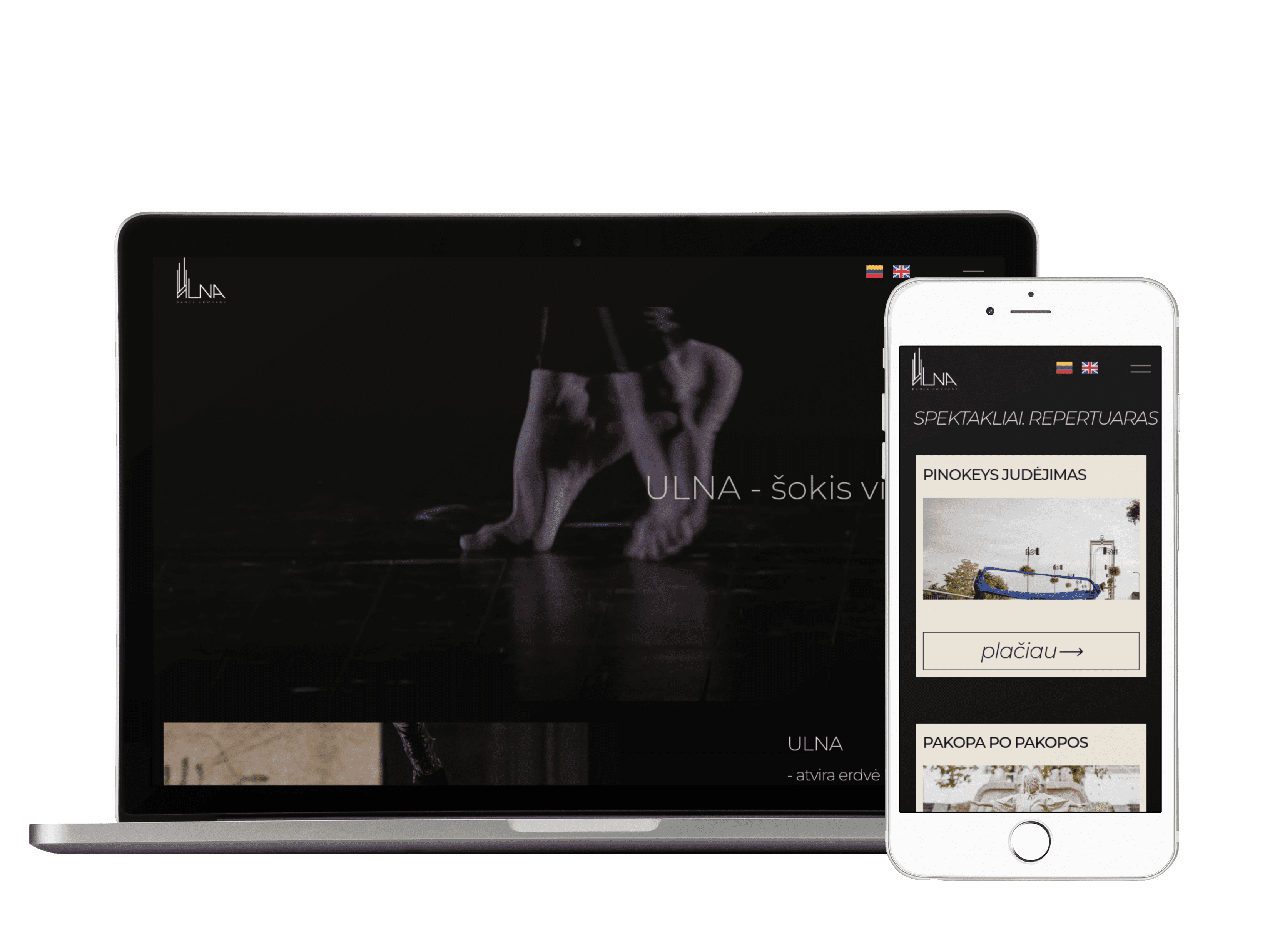 ulnadancecompany.com website