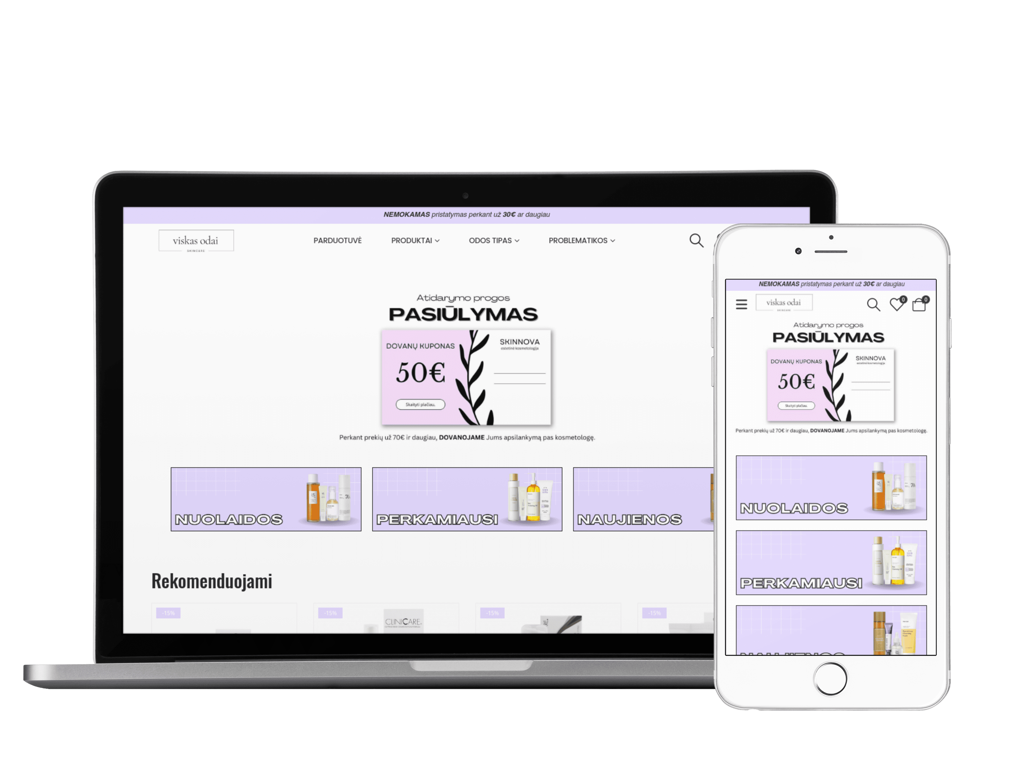 viskasodai.lt website